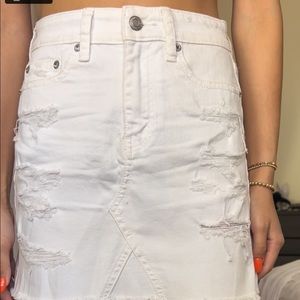 Aerie mini jean skirt